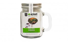 Kiwi Kisan Window Premix Coffee   Glass Jar  250 grams